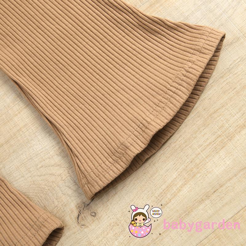 BABYGARDEN-1-6years Baby Girls Summer Sleeveless Ribbed Rompers Solid Color Knitted Ribbed Waist Cutout Jumpsuits with Waist Bag