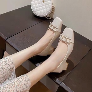Giày da mềm gót 4p - Bunny Shoes (K415)