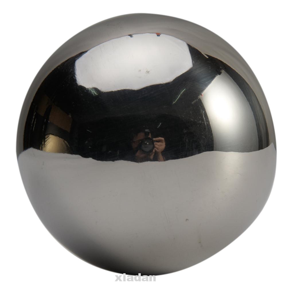1/5x Stainless Steel Mirror Sphere Hollow Ball Home Garden Decor 8/10/12/15cm