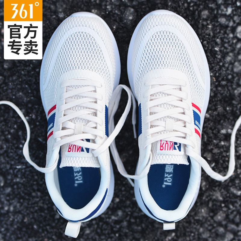 361 sports shoes men's breathable casual shoes running shoes mesh shoes 361 degrees official men's summer shoes mesh men