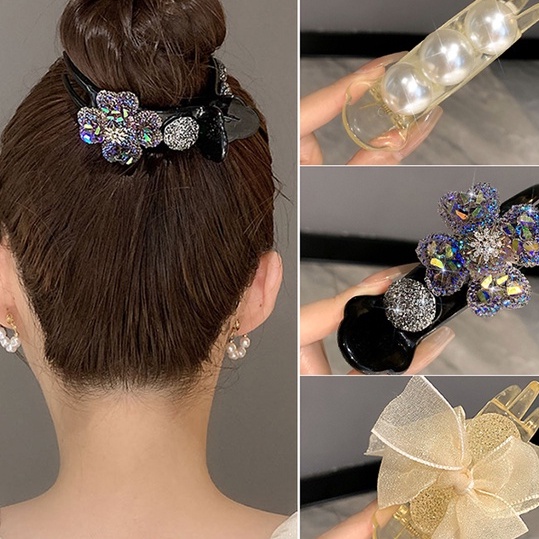 Kẹp Tóc Bóng Tròn Phong Cách Hàn Quốc Mới 2023