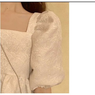 ĐẦM BABYDOLL HỞ LƯNG CHẤT GẤM VÂN NỔI