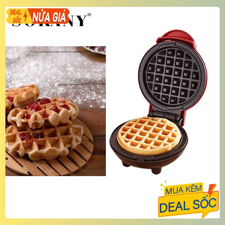 Máy làm bánh bông lan waffle Sokany mini
