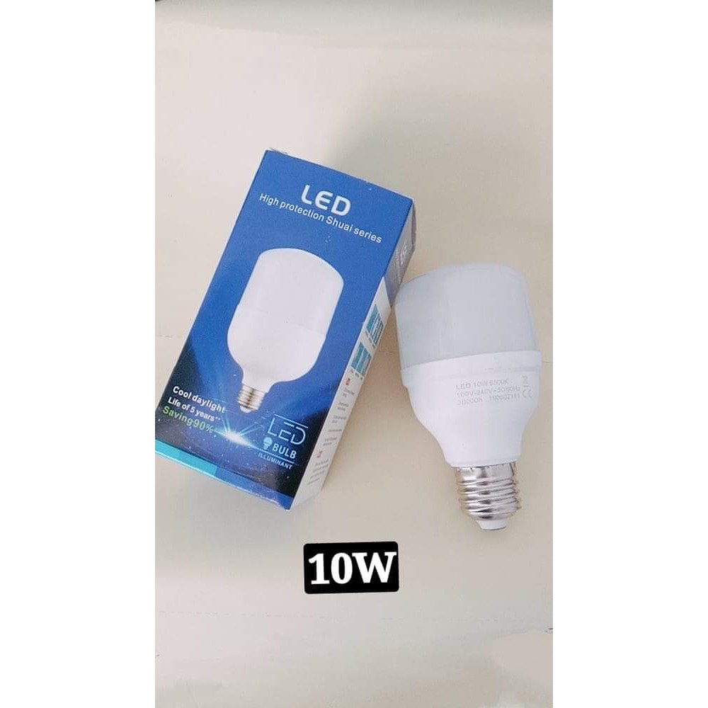 BỘ 10 BÓNG ĐÈN LED 10W ÁNH SÁNG TRẮNG - LOẠI TỐT