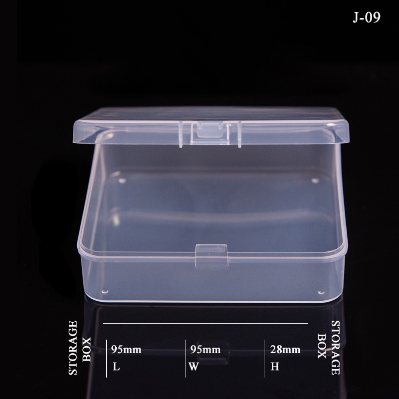 Hộp Nhựa Trong Suốt 10 Kích Cỡ Đựng Hạt Trưng Bày Trang Sức