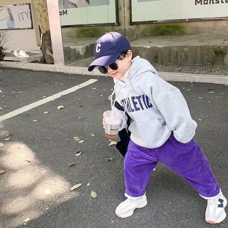 Áo khoác hoodie lót lông cừu in chữ kiểu Hàn Quốc thời trang mùa đông cho nam