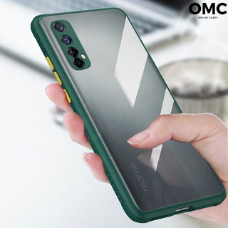 Ốp lưng nhựa cứng Trong Suốt Chống Sốc Cho Realme 7