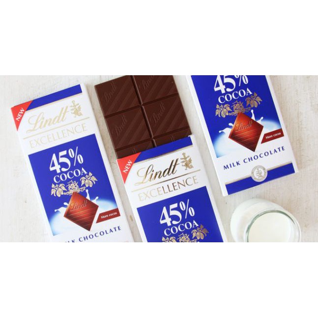 (6 vị) Socola Lindt Excellence &amp; Swiss Classic thanh 100gr