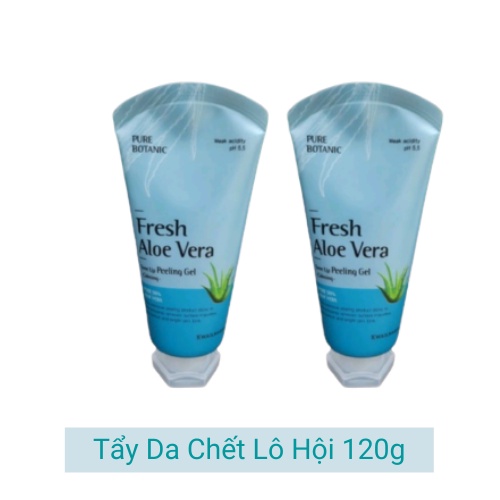 Tẩy da chết Fresh Aloe Vera  chiết xuất lô hội ( 120g ) loại bỏ các tế bào chết giúp da sáng mịn