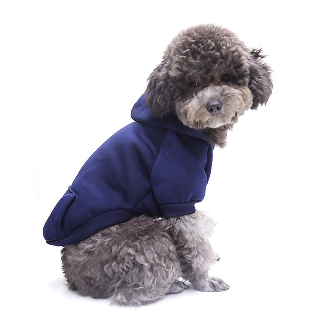 Áo hoodie màu trơn thời trang thu đông dành cho thú cưng