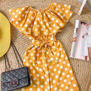 Jumpsuit chấm bi