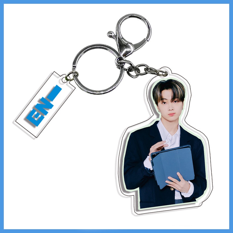 ENHYPEN Album Keychain SUNOO JUNGWON SUNGHOON JAKE JAY Acrylic Pendant