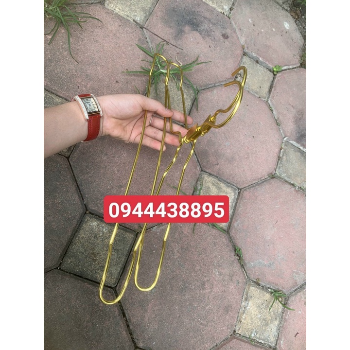 COMBO 10 Móc nhôm vàng treo quần áo cao cấp - hàng loại 1 - của trẻ con, nam và nữ