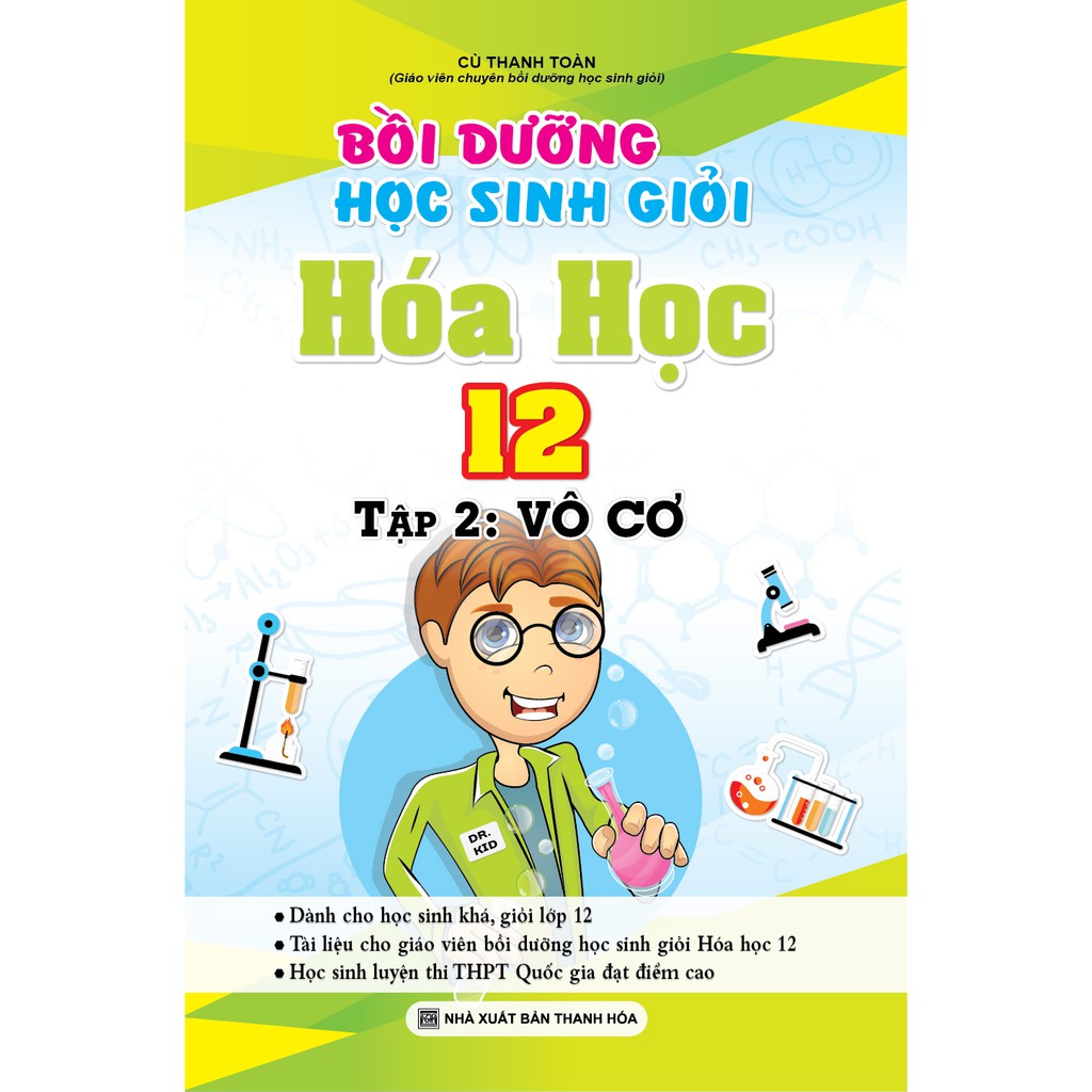 Sách -  Combo Bồi Dưỡng Học Sinh Giỏi Hóa Học 12 (Tập 1 + Tập 2)