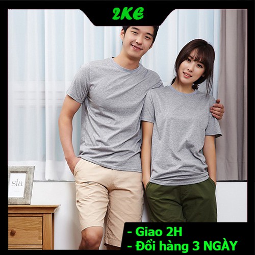 Áo Phông Trơn Nam Nữ, Có Size Trẻ Em - Nhiều màu lựa chọn