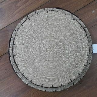 Đệm cói tròn ngồi thiền có mút êm mông