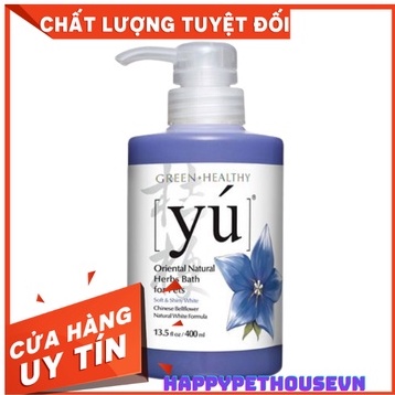 Sữa Tắm YU Lông Trắng Spa Cho Chó Mèo Siêu Thơm & Lưu Hương Bền Lâu (400ml)
