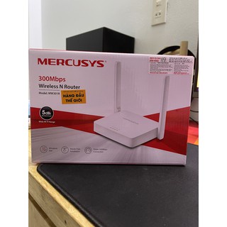 Bộ phát WIFI 2 RÂU CHÍNH HÃNG MERCUSYS Mới 100% Bảo hành 2 năm