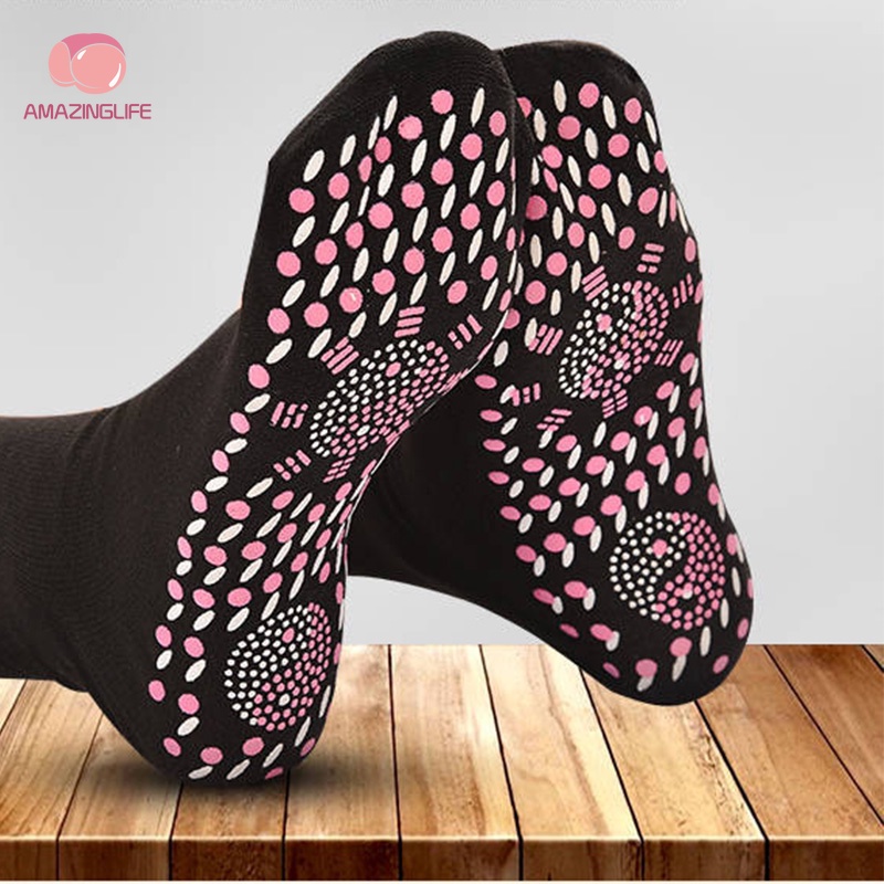 Vớ Dài Massage Chân Tự Sưởi Ấm Chăm Sóc Sức Khỏe Thoải Mái Mùa Đông