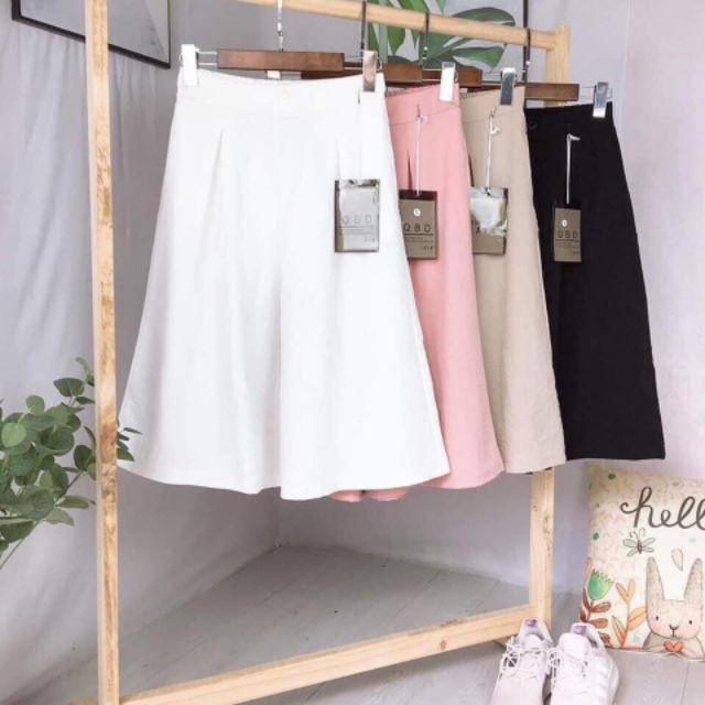 ⚡SALE RẺ⚡Quần ống rộng giả váy đũi xước Hàn cao cấp chuẩn phom | BigBuy360 - bigbuy360.vn