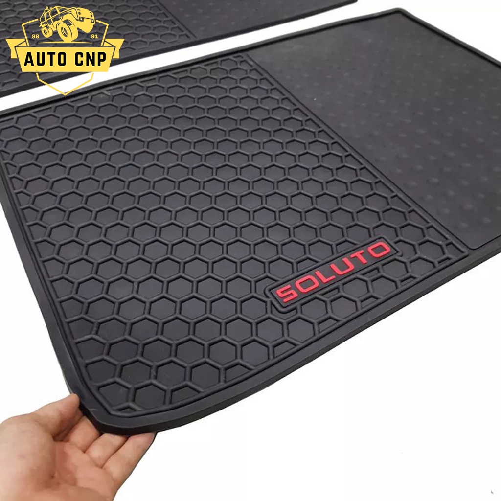 Thảm lót sàn KIA SOLUTO chất liệu cao su, thảm sàn thiết kế đúng form xe, không mùi, không thấm nước – AUTO CNP
