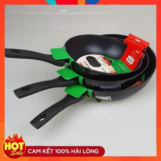 Chảo Chống Dính 5 Lớp, Đáy Từ Nagakawa size 24cm, 26cm  Dùng Để Xào, Rán