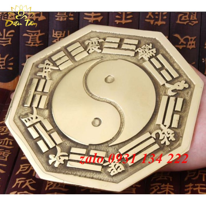 gương bát quái phong thủy đồng nguyên chất