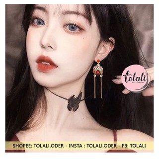 Vòng chocker bướm ren quyến rũ