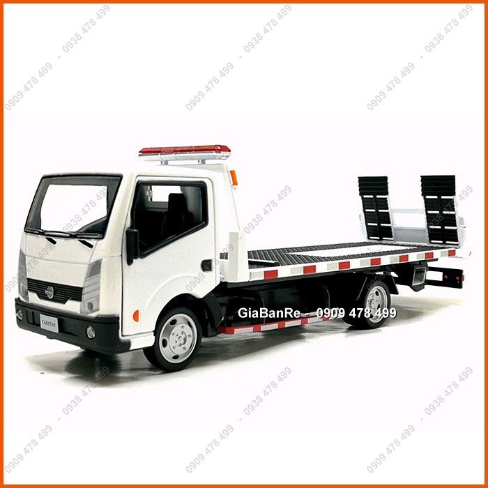 Mô Hình Kim Loại Xe Tải Cứu Hộ Dài Chuyên Dụng Dạng Thớt Tỉ Lệ 1:32 - 9969.1