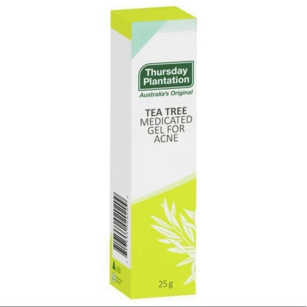 Gel chấm mụn tràm trà Úc Thursday Plantation Tea Tree Medicated Gel for Acne 25g aussie.vn