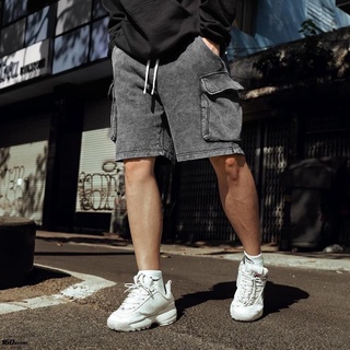 Quần Short Acid, JACKLANE, Quần short ngắn Unisex Jack Lane