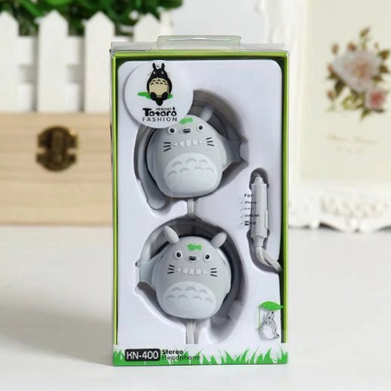 Tai Nghe Nhét Tai Hình Totoro Có Micro Jack 3.5mm