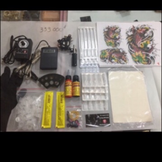 Bộ kit máy xăm cơ bản