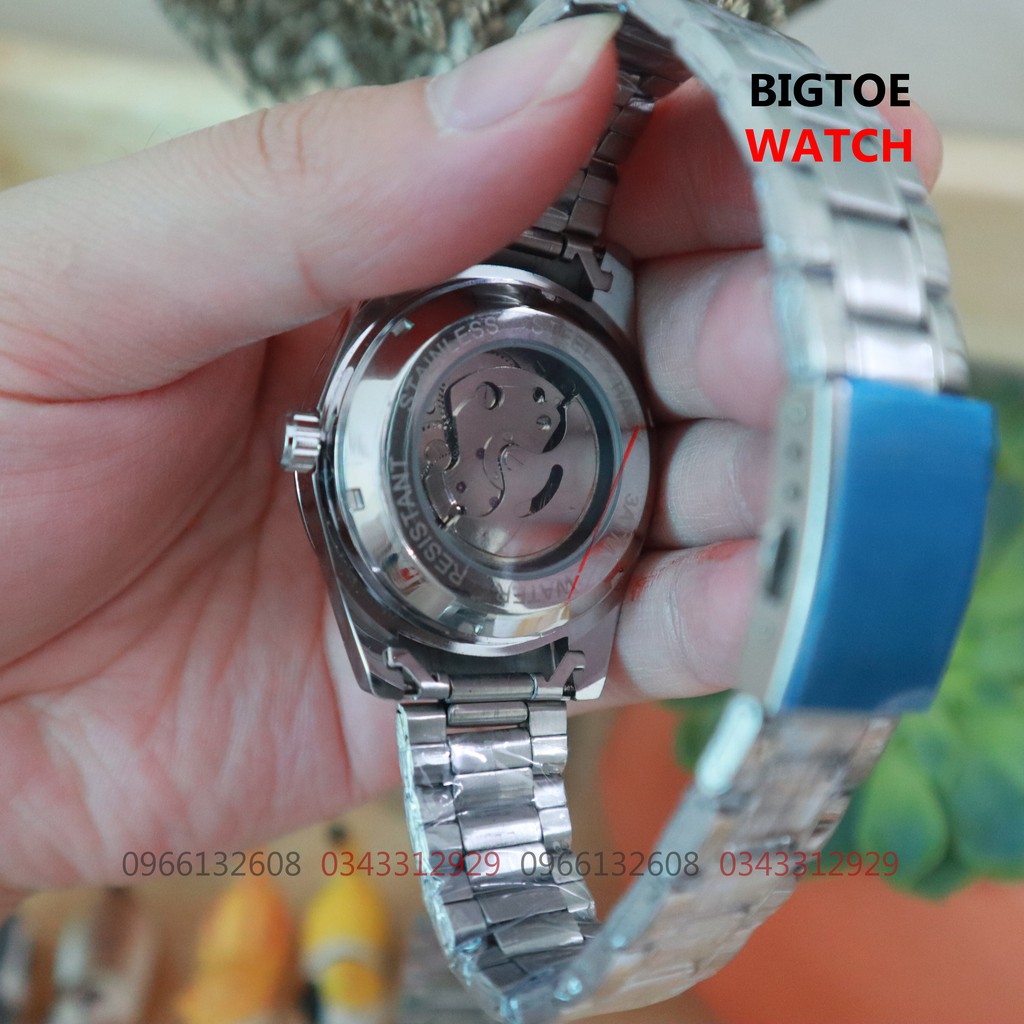 Đồng hồ nam cơ tự động FNGEEN automatic, chống nước chống xước, có lịch ngày | BigBuy360 - bigbuy360.vn