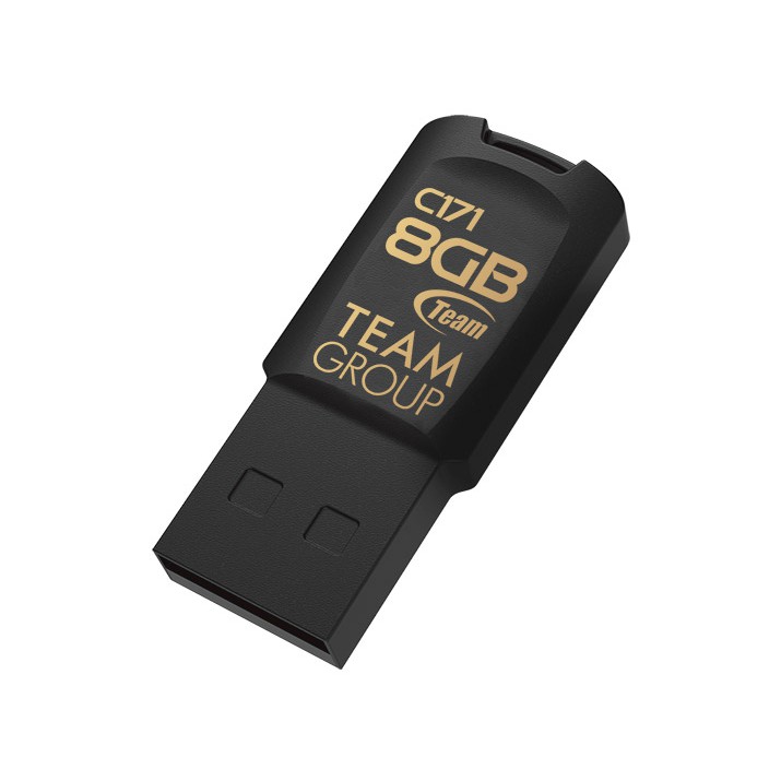 USB 2.0 Team Group C171 8GB chống nước Taiwan (Đen) - Hãng phân phối chính thức