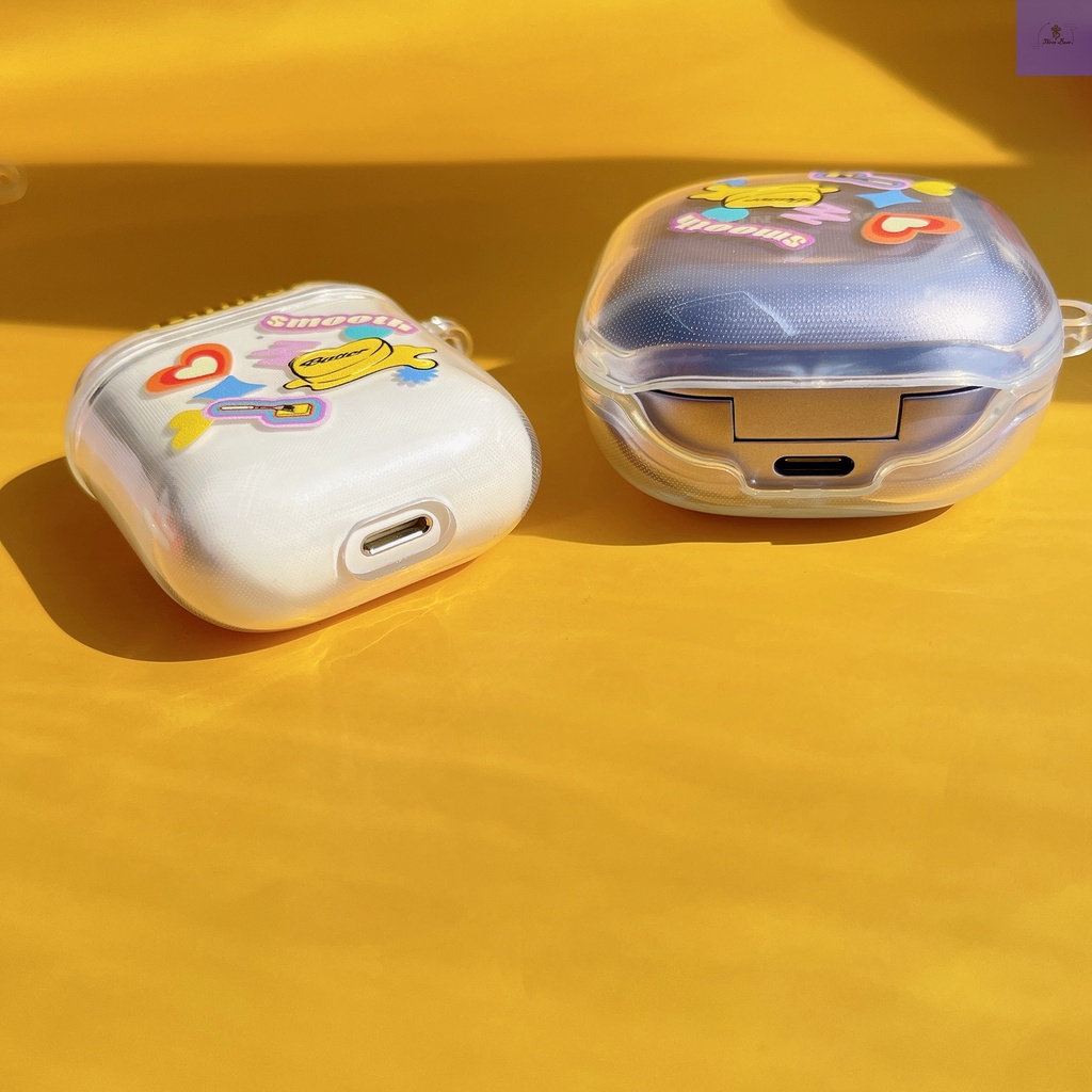 Vỏ bảo vệ hộp sạc tai nghe bluetooth không dây cho Apple Airpods 3 pro Samsung Galaxy buds live pro Buds 2