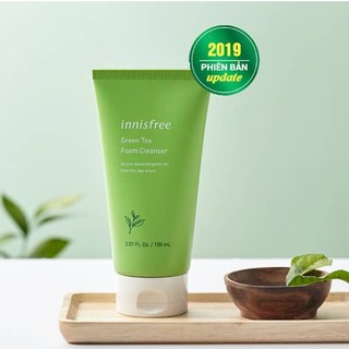 Sửa rữa mặt Trà Xanh Innisfree Hàn Quốc phiên bản mới 2019