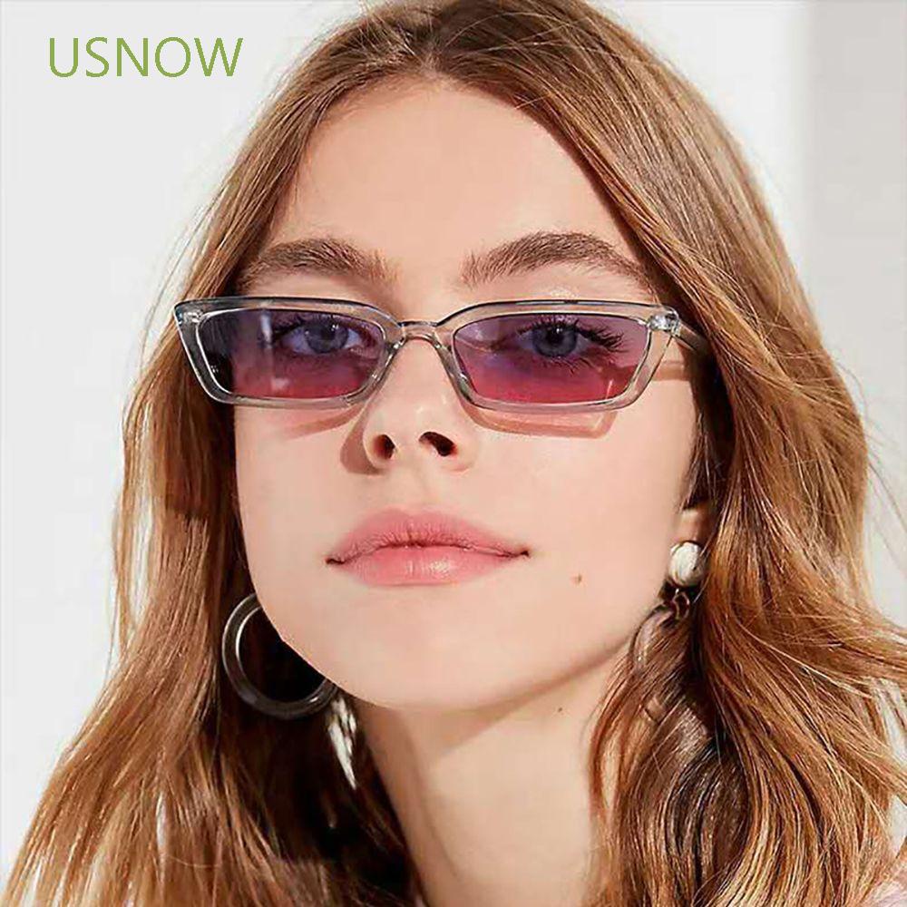 Kính Mát Gọng Vuông Nhỏ Bằng Nhựa Màu Kẹo Họa Tiết Da Báo Cổ Điển Sang Trọng Cho Nữ