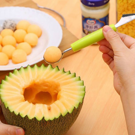 [HÀNG CÓ SẴN] Dao, thìa cắt tỉa trái cây đa năng (nhiều màu)