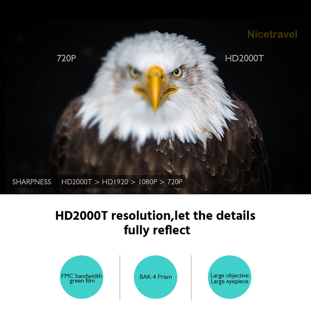 Ống Nhòm Dùng Một Mắt 40x60 Hỗ Trợ Nhìn Ban Đêm Tiện Dụng Khi Đi Cắm Trại