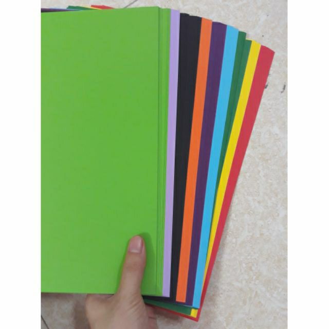 10 tờ giấy màu