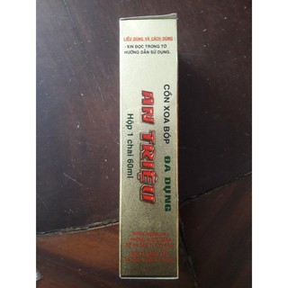 Cồn xịt xoa bóp An triệu 60ml hạn mới