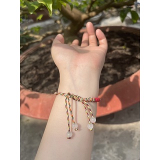 Vòng tay chỉ đỏ đan dây ngũ sắc