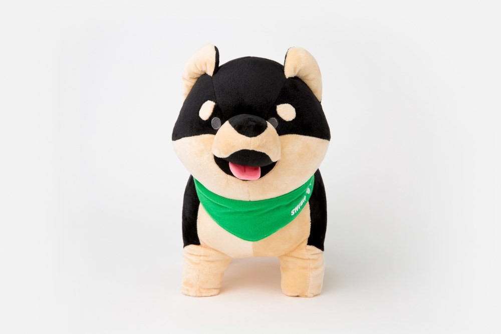 Gấu Bông ARTBOX Hàn Quốc Hình Chú Chó Shiba Màu Đen Size Lớn