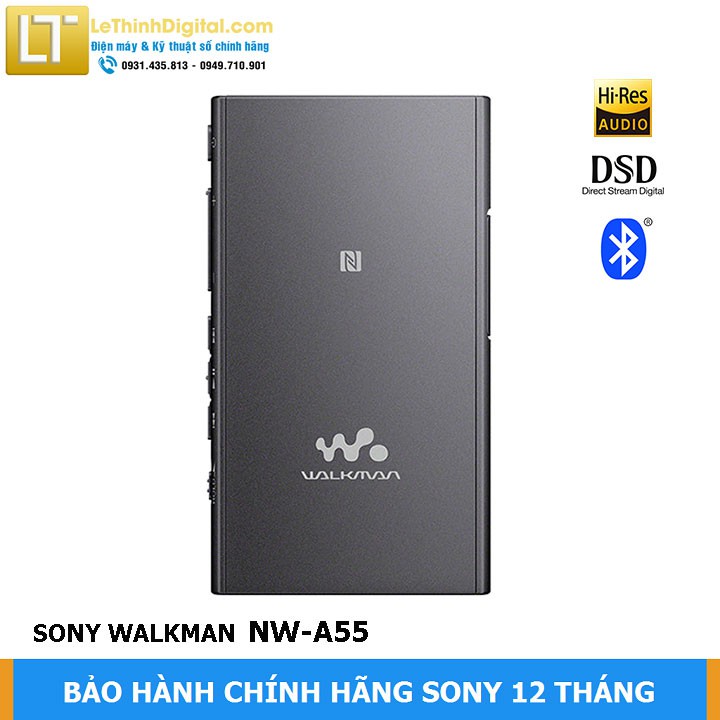 Máy nghe nhạc Hi-res Sony Walkman NW-A55 | Hãng phân phối | Bảo hành chính hãng 12 tháng toàn quốc