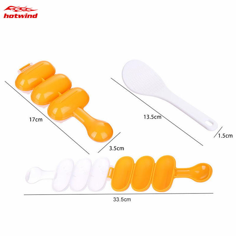 Hộp làm cơm nắm dạng lắc tiện dụng