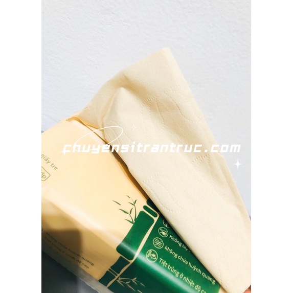 Giấy ăn gấu trúc YCOOL khăn giấy tre hàng chất lượng