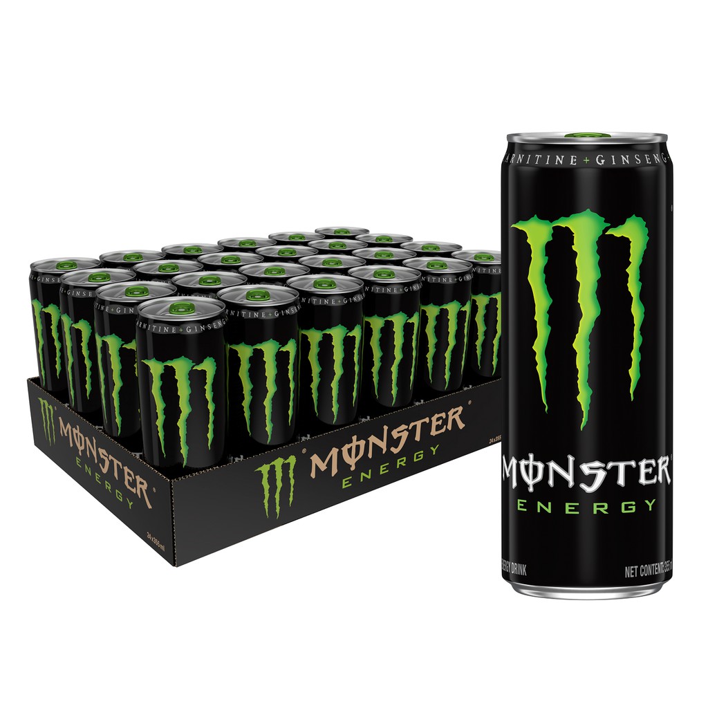 Lốc 24 Lon Nước Tăng Lực Monster Energy (355ml x 24)