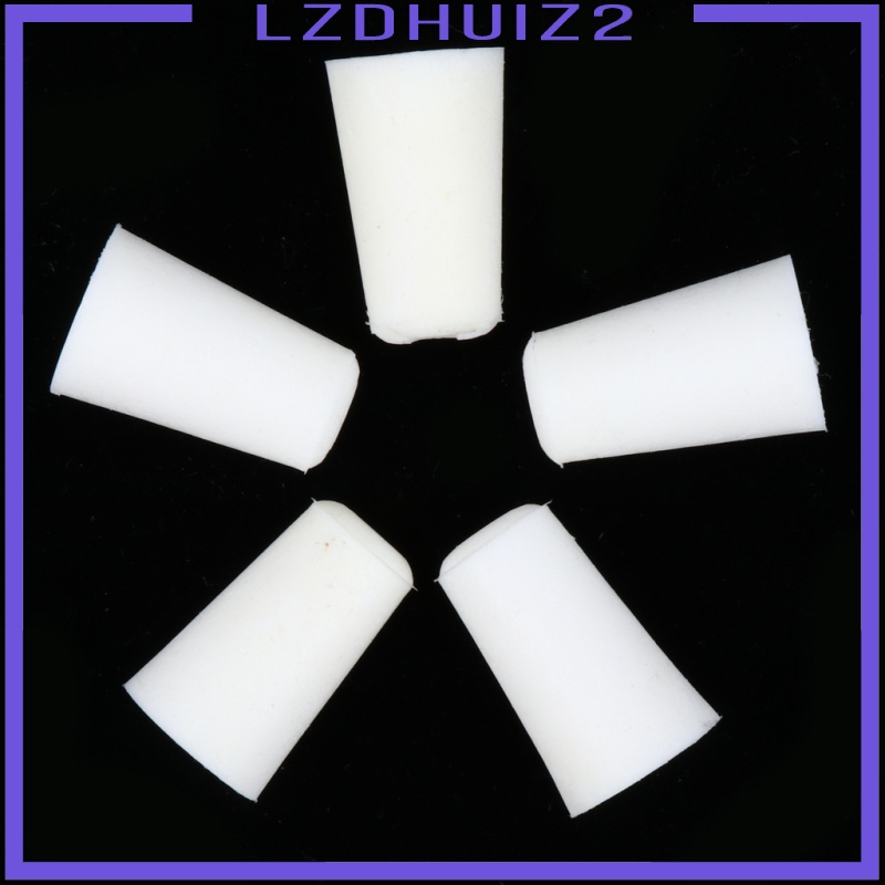 Set 5 nút đậy bằng cao su bịt ống nghiệm chuyên dụng 9mm - 13mm