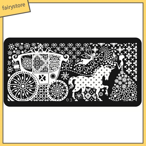 Tấm mẫu họa tiết in trang trí móng tay chuyên dụng